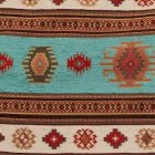 Dekoračný vankúš tyrkysový 45x45 cm – Tyrkysový nomád