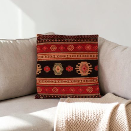 Dekoračný vankúš čierny 45x45 cm – Polnočný nomád