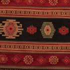 Dekoračný vankúš čierny 45x45 cm – Polnočný nomád