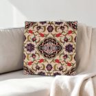 Dekoračný vankúš krémový 45x45 cm – Zafírový tulipán