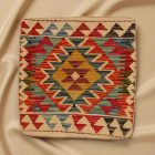 Afgánsky obliečka na vankúš Kilim 45x45 ručne tkaný vankúš