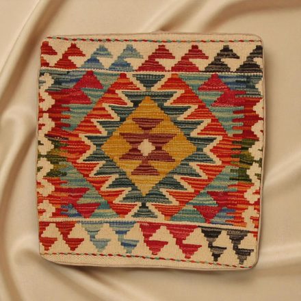 Afgánsky obliečka na vankúš Kilim 45x45 ručne tkaný vankúš
