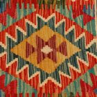 Afgánsky obliečka na vankúš Kilim 45x45 ručne tkaný vankúš