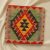 Afgánsky obliečka na vankúš Kilim 45x45 ručne tkaný vankúš