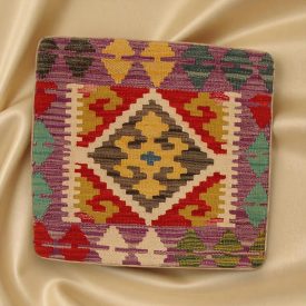   Afgánsky obliečka na vankúš Kilim 45x45 ručne tkaný vankúš