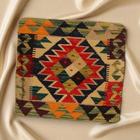   Ručne tkaný dekoračný vankúš 45x45 Obliečka na vankúš Kilim