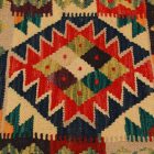 Ručne tkaný dekoračný vankúš 45x45 Obliečka na vankúš Kilim