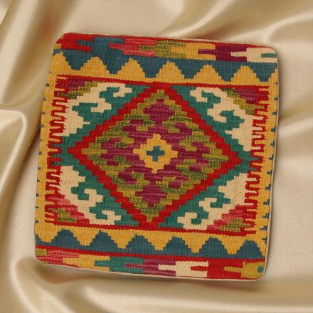 Ručne tkaný dekoračný vankúš 45x45 Obliečka na vankúš Kilim