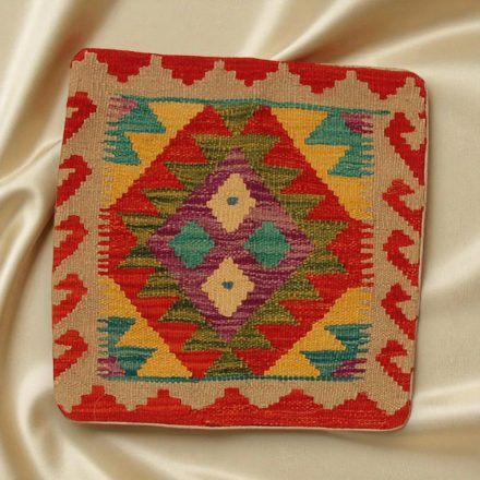 Ručne tkaný dekoračný vankúš 45x45 Obliečka na vankúš Kilim