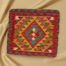   Ručne tkaný dekoračný vankúš 45x45 Obliečka na vankúš Kilim