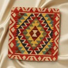 Ručne tkaný obliečka na vankúš Kilim 45x45 afganský dekoračný vankúš