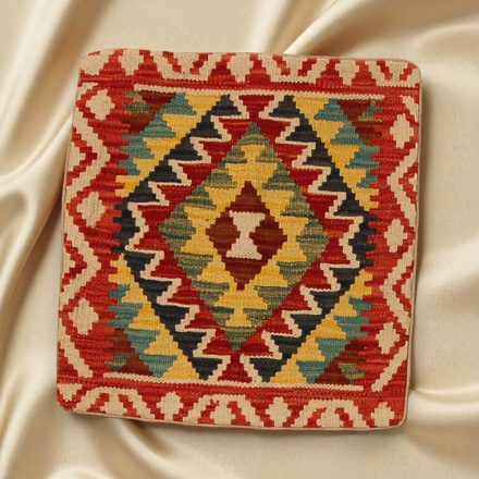 Ručne tkaný obliečka na vankúš Kilim 45x45 afganský dekoračný vankúš