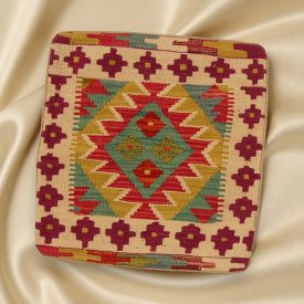   Ručne tkaný obliečka na vankúš Kilim 45x45 afganský dekoračný vankúš