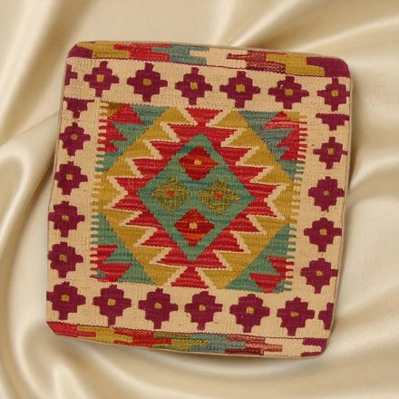 Ručne tkaný obliečka na vankúš Kilim 45x45 afganský dekoračný vankúš