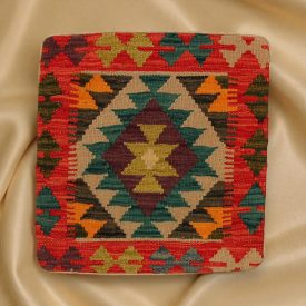   Ručne tkaný obliečka na vankúš Kilim 45x45 afganský dekoračný vankúš