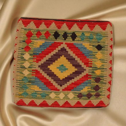 Ručne tkaný obliečka na vankúš Kilim 45x45 afganský dekoračný vankúš