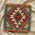 Ručne tkaný vankúš 45x45 Obliečka na vankúš Kilim