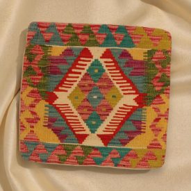   Ručne tkaná obliečka na vankúš 45x45 Kilimový dekoračný vankúš