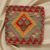 Ručne tkaná obliečka na vankúš 45x45 Kilimový dekoračný vankúš