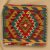 Ručne tkaný vankúš 45x45 Kilim poťah na vankúš