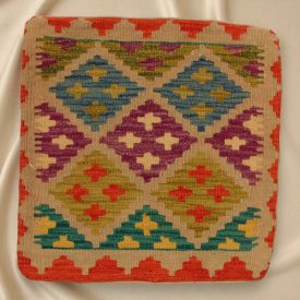 Ručne tkaný vankúš 45x45 Kilim poťah na vankúš