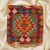Dekoračný vankúš Kilim 45x45 ručne tkaný obliečka na vankúš