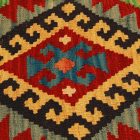 Vankúš Kilim 45x45 ručne tkaná obliečka na vankúš