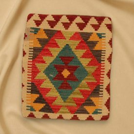 Vankúš Kilim 45x45 ručne tkaná obliečka na vankúš