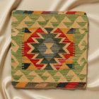 Vankúš Kilim 45x45 ručne tkaná obliečka na vankúš