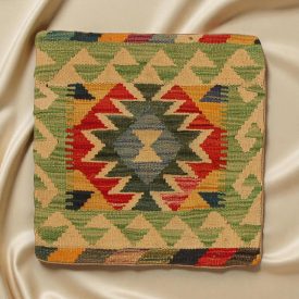 Vankúš Kilim 45x45 ručne tkaná obliečka na vankúš