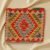 Vankúš Kilim 45x45 ručne tkaná obliečka na vankúš