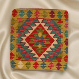 Vankúš Kilim 45x45 ručne tkaná obliečka na vankúš