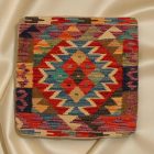 Vankúš Kilim 45x45 ručne tkaná obliečka na vankúš