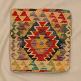 Vankúš Kilim 45x45 ručne tkaná obliečka na vankúš