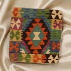 Vankúš Kilim 45x45 ručne tkaná obliečka na vankúš