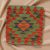 Vankúš Kilim 45x45 ručne tkaná obliečka na vankúš