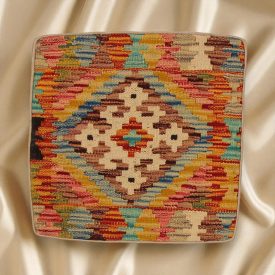 Vankúš Kilim 45x45 ručne tkaná obliečka na vankúš