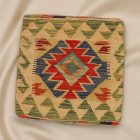 Vankúš Kilim 45x45 ručne tkaná obliečka na vankúš