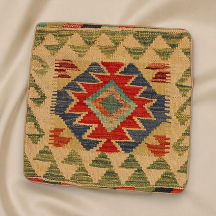 Vankúš Kilim 45x45 ručne tkaná obliečka na vankúš
