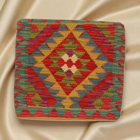 Vankúš Kilim 45x45 ručne tkaná obliečka na vankúš