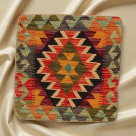 Vankúš Kilim 45x45 ručne tkaná obliečka na vankúš