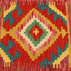 Obliečka na vankúš Kilim 45x45 ručne tkaný dekoračný vankúš