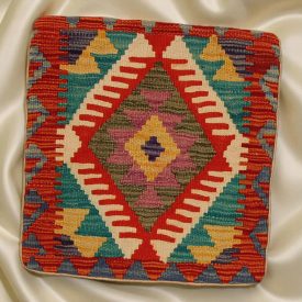 Obliečka na vankúš Kilim 45x45 ručne tkaný vankúš