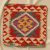 Obliečka na vankúš Kilim 45x45 ručne tkaný vankúš