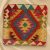 Obliečka na vankúš Kilim 45x45 ručne tkaný vankúš