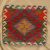 Obliečka na vankúš Kilim 45x45 ručne tkaný vankúš