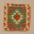 Obliečka na vankúš Kilim 45x45 ručne tkaný vankúš