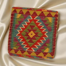   Afgánsky obliečka na vankúš Kilim 45x45 ručne tkaný vankúš