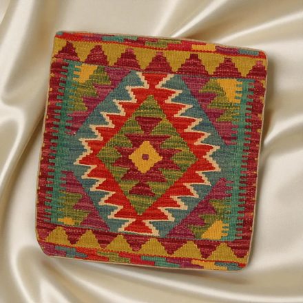 Afgánsky obliečka na vankúš Kilim 45x45 ručne tkaný vankúš