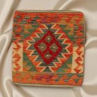 Afgánsky obliečka na vankúš Kilim 45x45 ručne tkaný vankúš